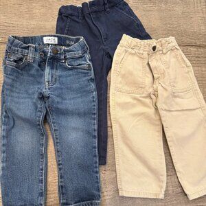 Janie & Jack Boy's pants 2T (quantity 3)